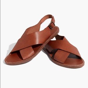 Madewell Boardwalk Crossover Sandals